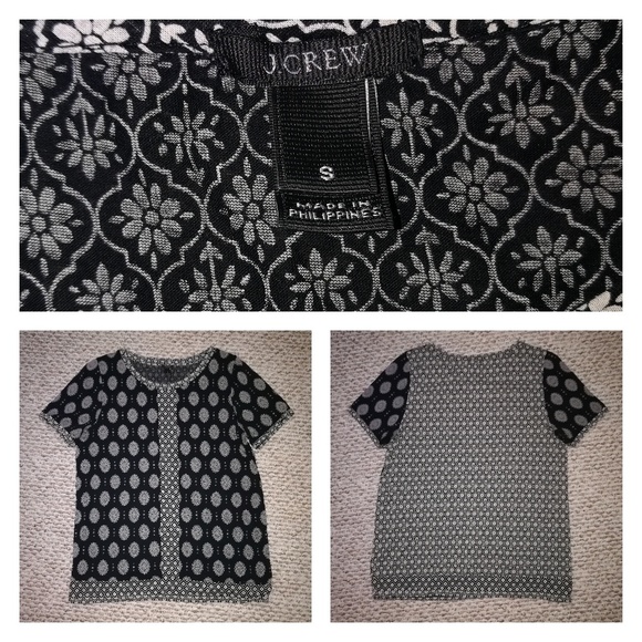 🖤J Crew Mixed Print Boho Bohemian Shirt - Picture 7 of 8